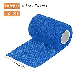 uxcell 12 Rolls Adhesive Elastic Tape Elastic