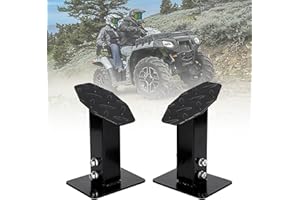KEMIMOTO ATV Passenger Foot Rest, Adjustable Footrest, ATV Passenger Foot Pegs Anti-Slip Grip Compatible with Polaris Sportsm