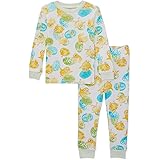 Burt's Bees Baby Baby Girls' Pajamas, Tee and Pant 2-Piece Pj Set, 100% Organic Cotton