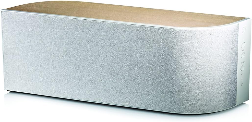 Wren Sound V5US Wireless Speaker with AirPlay, Bluetooth and DTS Play-FI - (Anigre with Almond Crème Finish)