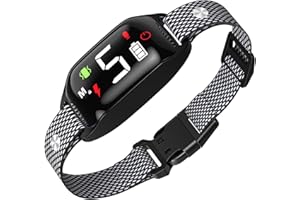 BXQ Anti Bark Training Collar - Beep Vibration Shock Free Option, Rechargeable with 5 Sensitivity Levels, Suitable for Small to Large Dogs