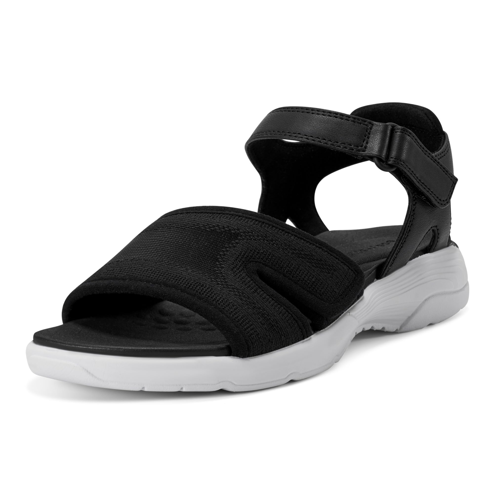 Easy Spirit Tayton Women’s Sandal, 8 B(M) US, Black