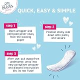 Lil-Lets Teens Liners X64 Petite & Slim Pantyliners Unscented view 5