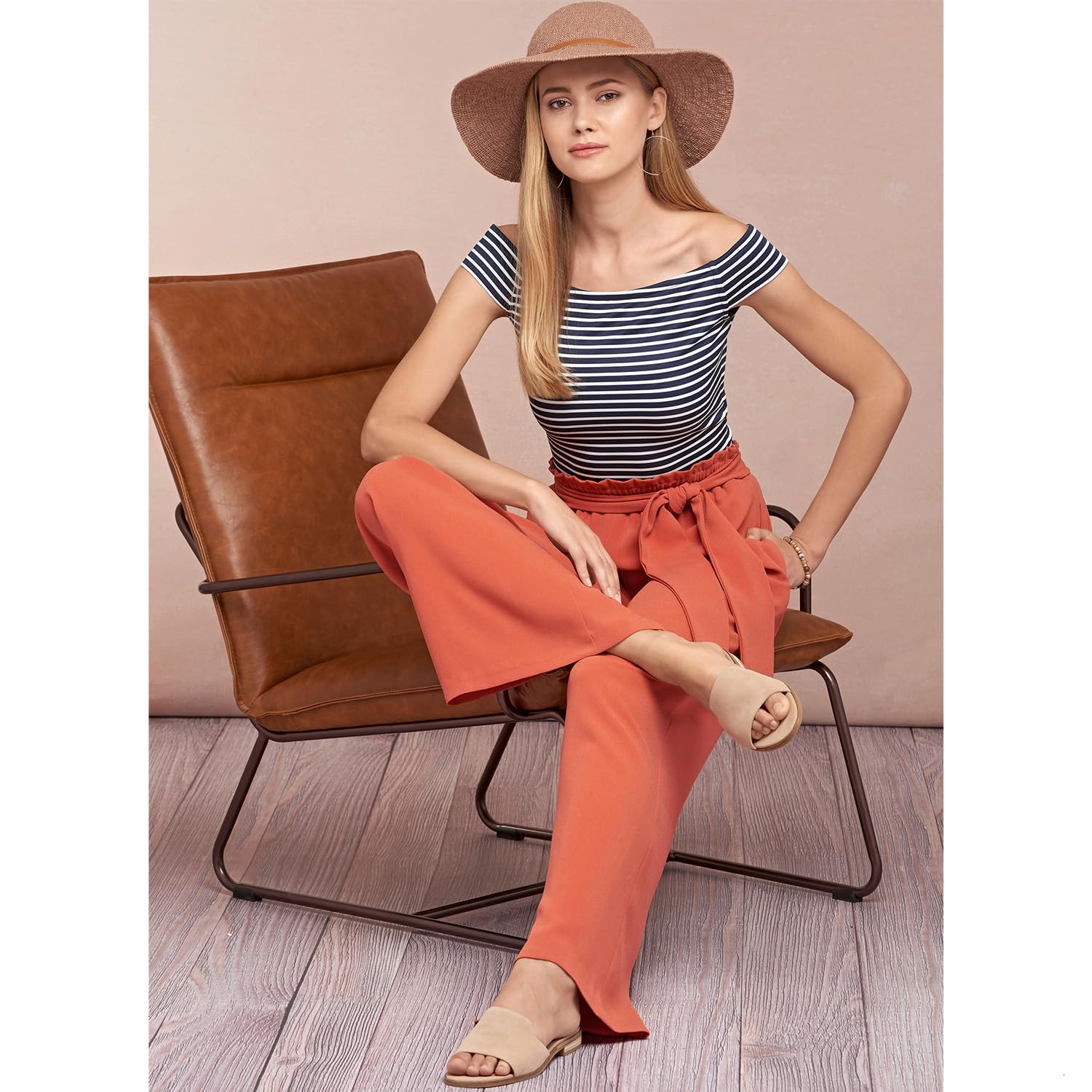 Simplicity US8605A Easy to Sew Women's Skirts and Loose Fitting Pants Sewing Patterns, Sizes 6-24