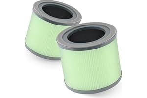 ANYFLTS TR-8080 Replacement Filter Compatible with Dreamegg TR-8080 Clean Purifier, 4-In-1 Filtration with H13 True HEPA Filter, Part No# RF001, 2 Pack