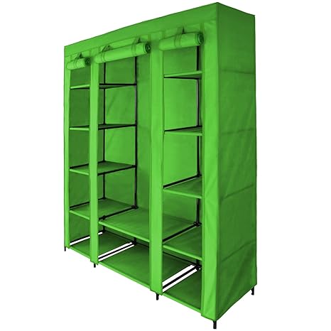 Bb Sport Canvas Fabric Wardrobe 150 X 45 X 175 Cm With Hanging