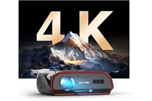 Smart Android TV 11.0 4K Projector 1580 ANSI Daytime Home Theater with WiFi6 and Bluetooth HDMI USB WLAN Ceiling Mount for Ga