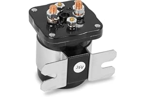 RANSOTO 36V 4 terminal Solenoid Compatible with 1989 - UP EZGO, Club Car DS, Columbia, Yamaha Electric G4 G8 G9 G11 G16 Golf Cart Replaces 20468G1