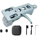 Silver Headshell with AT-3600L Cartridge and Stylus. | for PLX-1000、PL-518、PL-530、PL-A35、PLX-500、PL-560、PL-200、PL-200、PL-516、PL-255、PL-200X XL-A700、PL-A45D, PL-530 Turntable