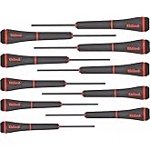 EKLIND 92300 PSD Hex (allen) Precision Screwdriver - 10pc set SAE Inch Sizes .028-5/32