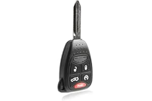 USARemote Key Fob Replacement for 2005 2006 2007 2008 2009 2010 2011 2012 2013 2014 Chrysler 200 300 Aspen Sebring Dodge Avenger Durango Jeep Commander Grand Cherokee Liberty 5-Button (OHT692427AA)