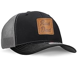 Rad Dad Leather Patch Hat | Machine-Stitched Badge
