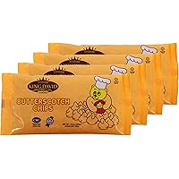 King David Vegan Butterscotch Chips Non-dairy Lactose Free Kosher, 8.81 Ounce (Pack of 4)
