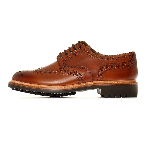 Grenson Archie Shoes UK 8 Tan Commando Sole Shoes Grenson Archie Shoes UK 8 Tan Commando Sole Shoes