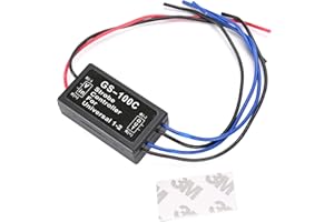 GLOFE Brake Flash Strobe Controller Module for Motorcycles, Cars, Trucks - Auto LED Flasher for Tail Stop Lights GS-100C 12-2