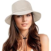 Durio Waterproof Bucket Hats for Woman UPF 50+ Sun Hat UV Protection Packable Rain Hats for Women Lightweight Hiking Hat