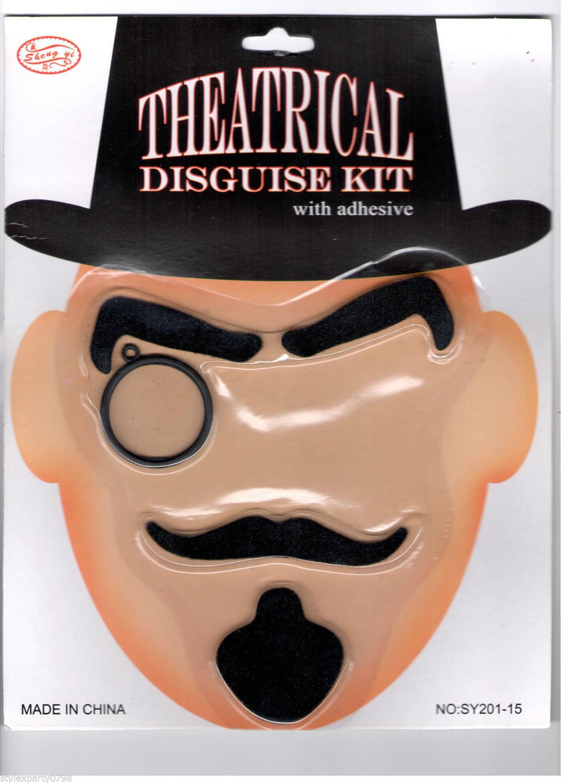 Buy Stylex Party Fancy Dress Fake Moustaches Fake Beards Fake Chest