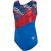 GK Stars Gymnastics & Dance Leotard for Girls and Toddlers - Activewear One Piece Outfit in Fun Colorful Prints