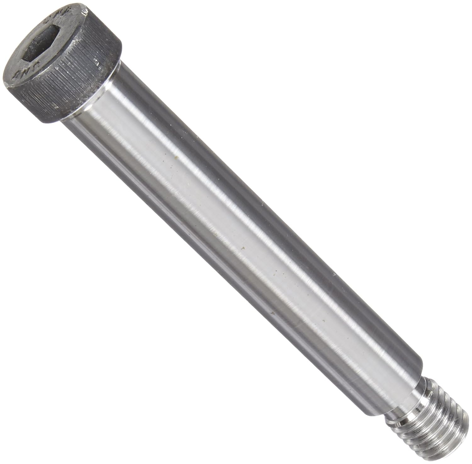 Unbrako 1107590 Alloy Steel Shoulder Screw, Black Oxide Finish, Knurled Socket Cap Head, Hex