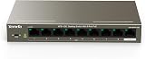 Tenda TEF1109P-8-63W 9-Port PoE Switch 10/100Mbps 58W Metal 250m Plug & Play view 1