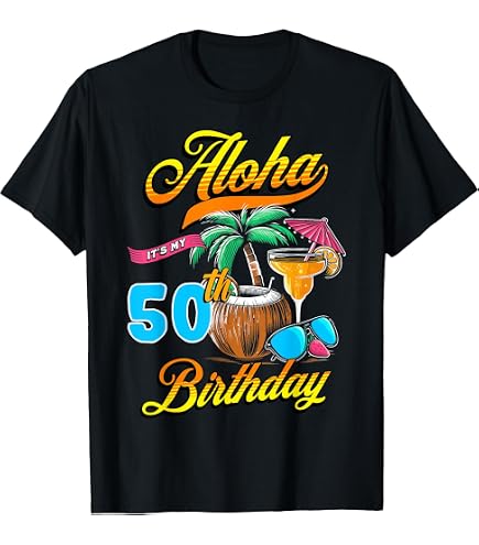 Amazon.com: Aloha 50 Hawaiian Islands 50th Birthday Hawaii Fun