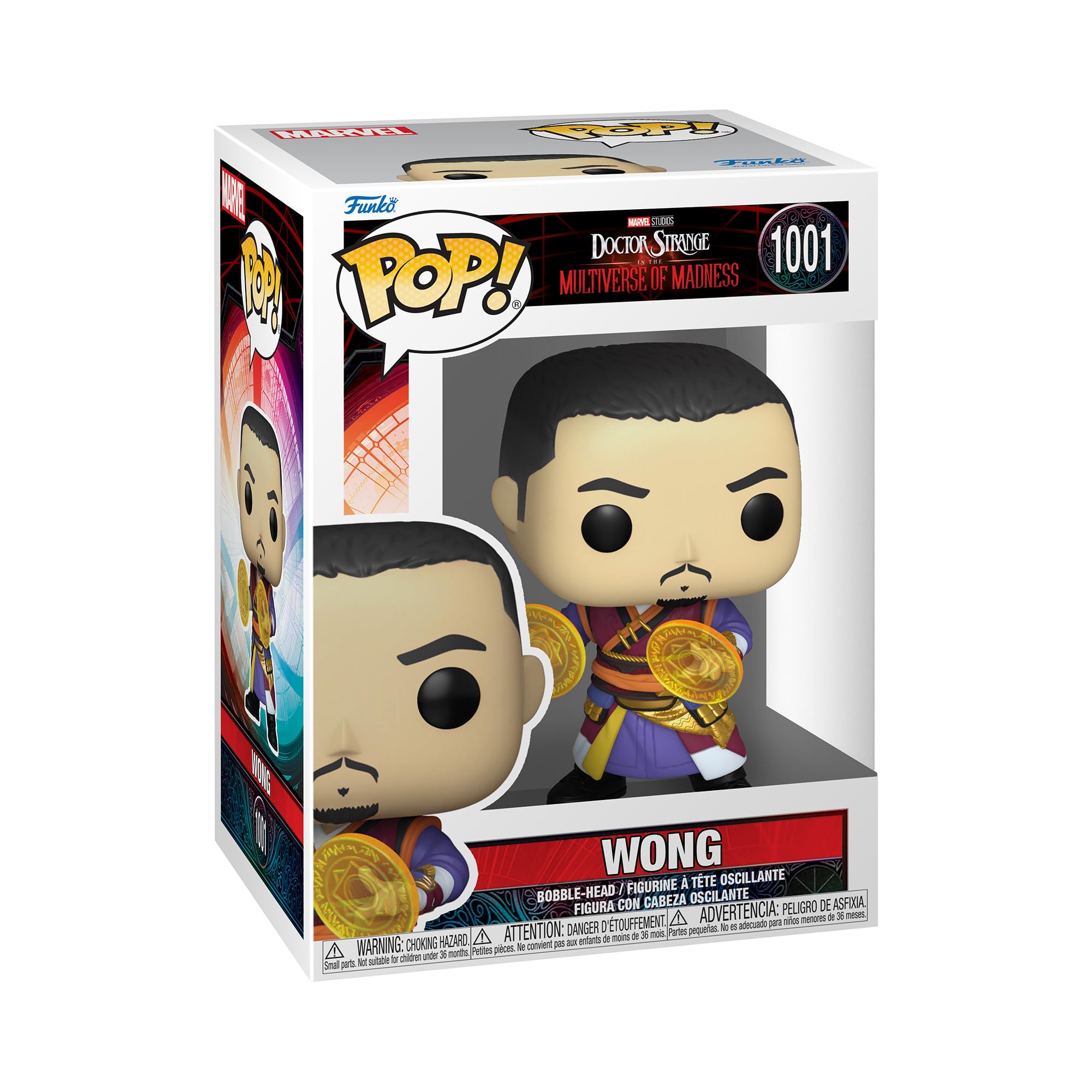 Funko POP! Marvel: - Wong - Doctor Strange - Collectable Vinyl Figure - Gift Idea - Official Merchandise - Toys for Kids & Adults - Movies Fans - Model Figure for Collectors and Display