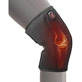Heated Knee Brace, Cordless Knee Heating Pad for Arthritis Sprain Swelling Pain Relief, 3000mAh Battery Capacity & 3 Temperat