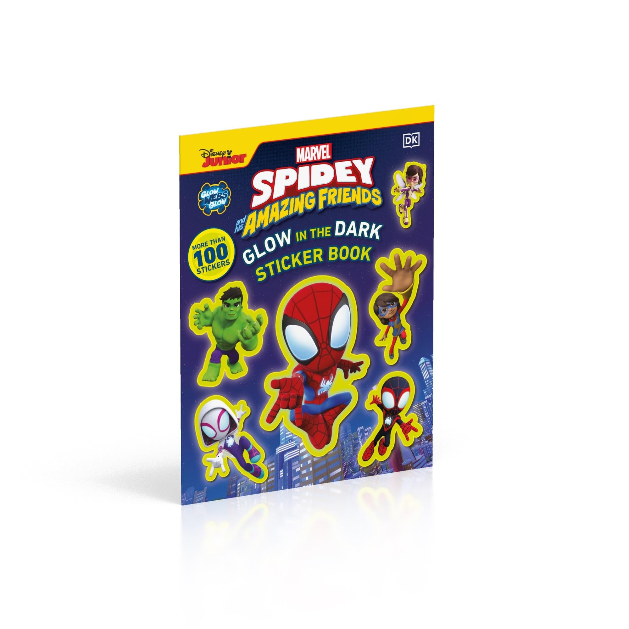 Marvel Spidey and His Amazing Friends Glow in the Dark Sticker Book: With More Than 100 Stickers (Disney Junior: Marvel Spidey and His Amazing Friends) Marvel Spidey and His Amazing Friends Glow in the Dark Sticker Book: With More Than 100 Stickers (Disney Junior: Marvel Spidey and His Amazing Friends) Marvel Spidey and His Amazing Friends Glow in the Dark Sticker Book: With More Than 100 Stickers