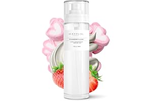 Scentual Fragrances, Ultra-Concentrated Hair & Body Perfume Mist, Long Lasting Women's Fragrance, Gourmand Perfumes for Women, Vegan and Cruelty Free (Strawberry Clouds)