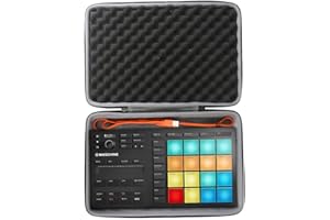 co2CREA Hard Travel Case replacement for Native Instruments Maschine Drum Controller (Native Maschine Mikro MK3 Case)