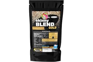 SKINNY JANE Skinny Blend Gold! | Best Tasting Protein Shake for Women | Delicious Smoothie | Low Sugar, Low Carb | Supports Metabolism and Energy| (15 Serving, Salted Caramel)
