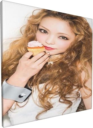 Amazon 21新款 安室奈美恵 あむろなみえ Amuro Namie アートパネル インテリア ポスター イラスト 高精細ジークレープリント画 モダン ポスター アートキャンバス 装飾画 フレームなし キャンバス 絵画 アートボード モダン絵画 飾り絵 おしゃれ かわいい 人気