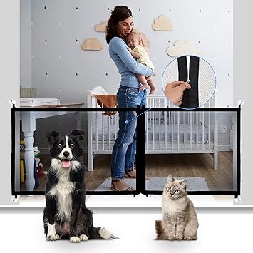 portable pet gate mesh