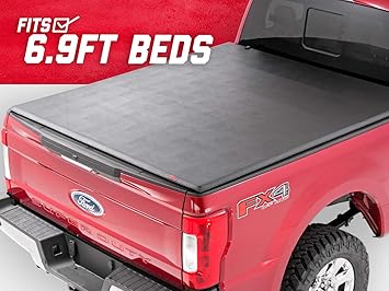 For 99 16 Ford Super Duty 6 5 Bed Soft Tri Fold Trunk Tonneau Cover Replacement Auto Parts And Vehicles Truck Bed Accessories Magenta Cl