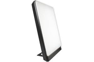 Northern Light Technologies Boxelite - 10000 Lux Light Therapy Lamp - Full Spectrum Lightbox Therapy Light for Natural Mood and Energy Enhancement, Sunlight Desk Lamp, Black