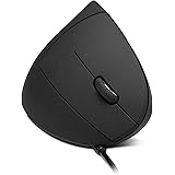 Anker Ergonomic Optical USB Wired Vertical Mouse 1000/1600 DPI, 5 Buttons CE100