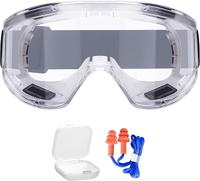 AirGearPro Vision-1000 Anti-Fog Safety Goggles Optical Class 1