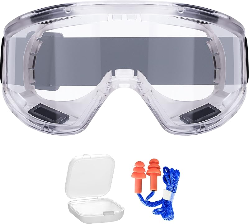 AirGearPro Vision-1000 Anti-Fog Safety Goggles Optical Class 1
