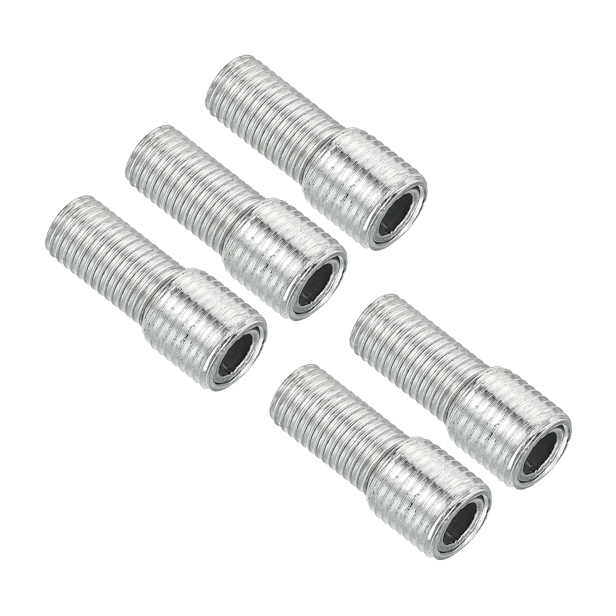 PATIKIL M10 to M8 Reducing Screw, 5 Pack 25mm Long External Thread Adapter Reducer Convert Joint Hardware Double Male Thread Bolts