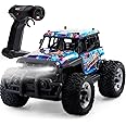 KB KAIBO 1:20 Scale Remote Control Car, 2.4GHz All Terrain Monster Trucks for Boys Age 4-7, 20 Km/h Off Road Rc Cars for 3 4 5 6 7 8 9 10 11 12 Year Old Boy Birthday Gift Christmas-(Blue)