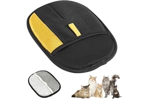 OZDOZD Pet Hair Removal Glove for Cats & Dogs, Electrostatic Gloves Pet Hair Removal, 2025 Upgraded Double Sided Reusable Dogs Cats Hair Grooming Gloves for Couch Furniture Carpet Curtain (1)