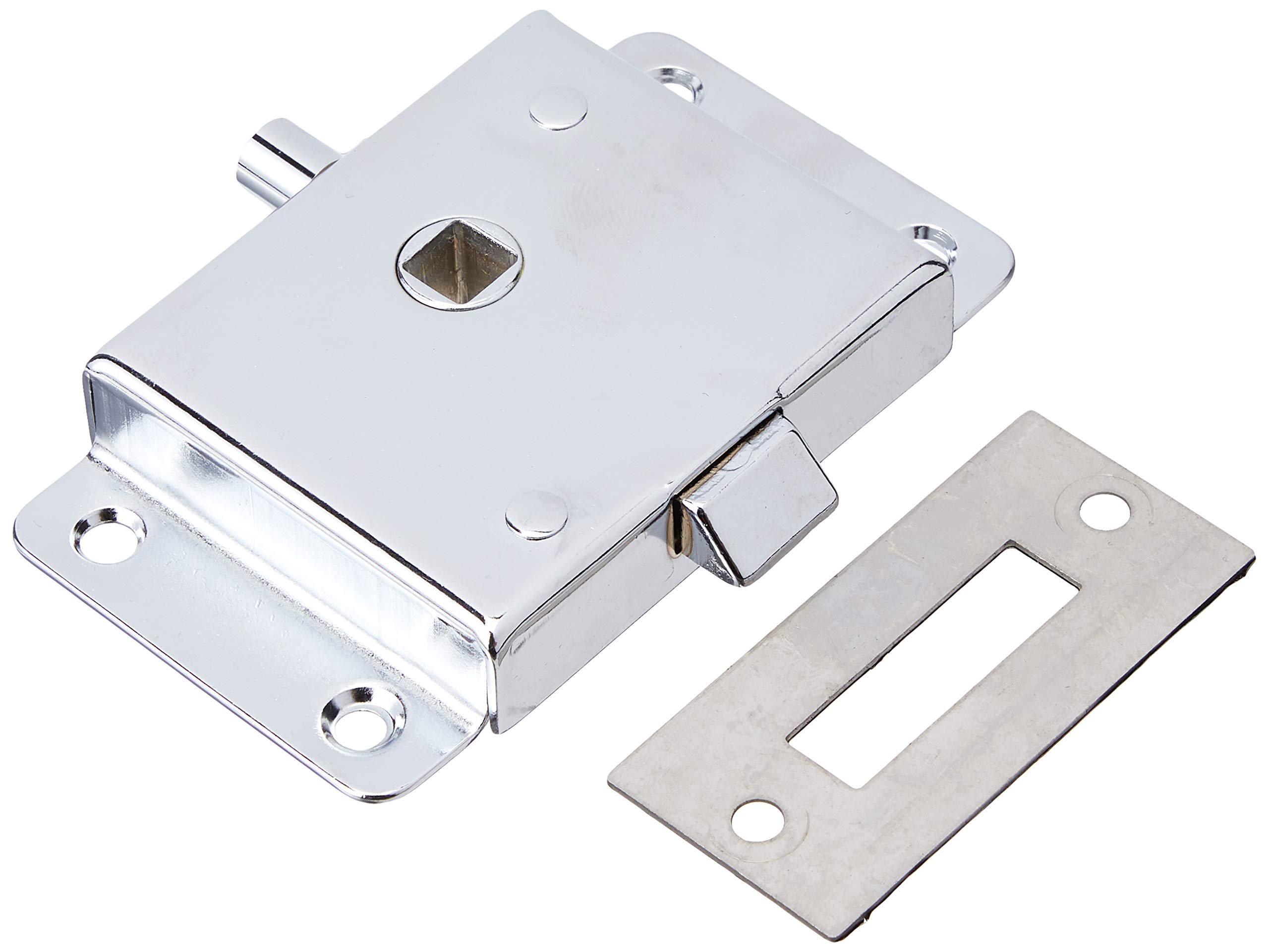 LOCK CH.BR 98X58 + SQ 8MM CLAMPING