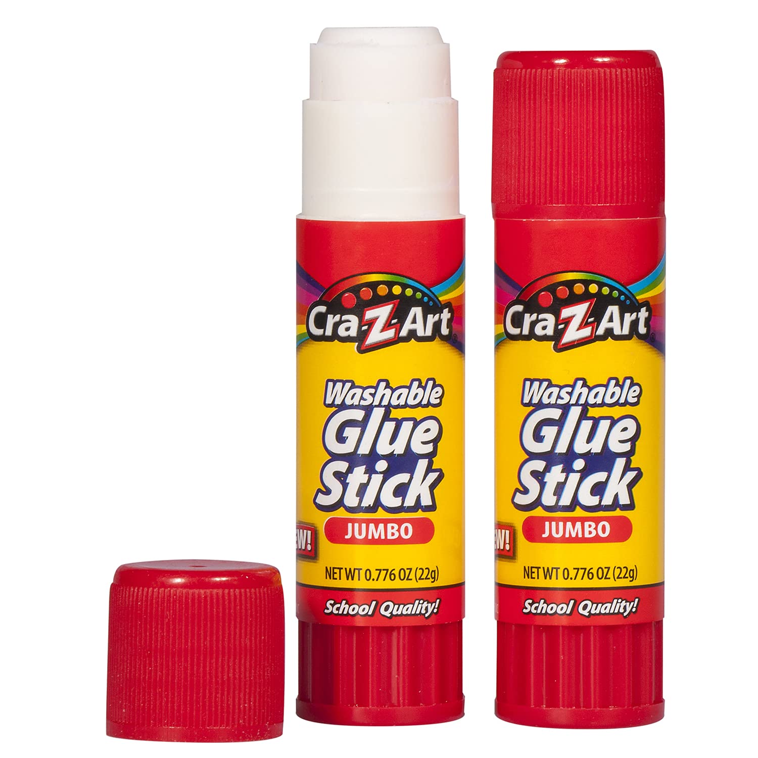 Cra-Z-art Jumbo Washable Glue Sticks, 2-Count (11306N-48)