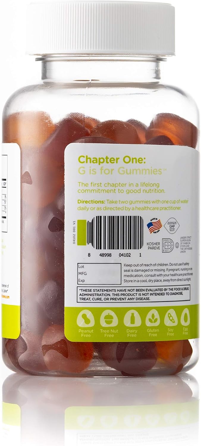 Chapter One Fiber Gummies for Digestion Support with Natural Chicory Root Soluble Fiber, Certified Kosher, 60 Flavored Gummies - Image 4