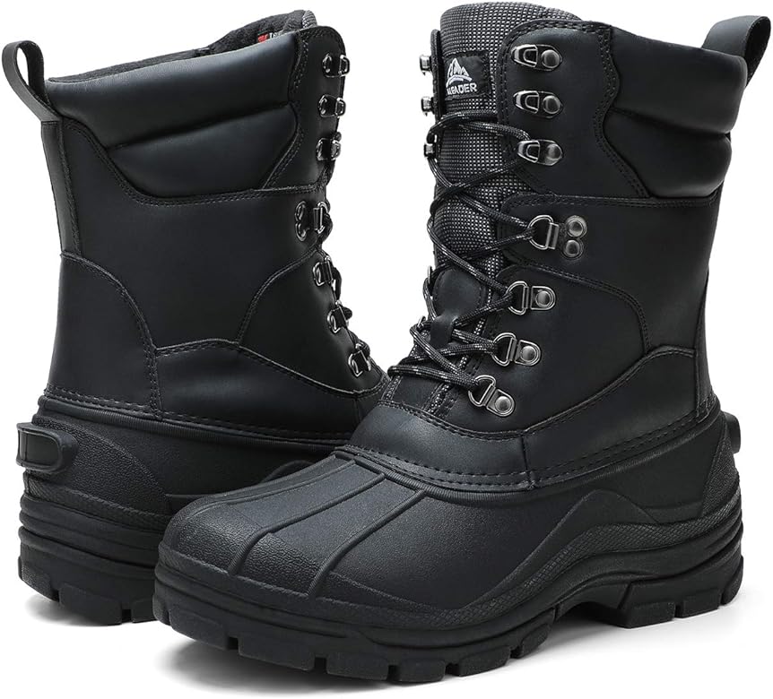 mens snow boots size 7.5