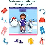 Skillmatics Peelies Dress Up Reusable Sticker Activity Book for Kids view 6