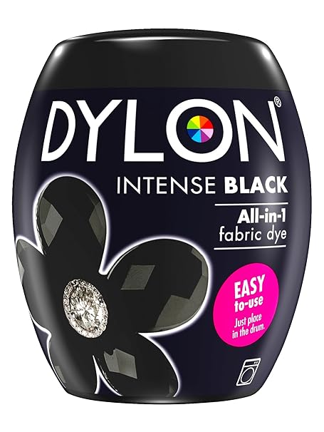 Neue Dylon 350g Maschinenfarbstoff Aushülsen - Volles Angebot an Neuen Farben Erhältlich! (Intensiv Schwarz)