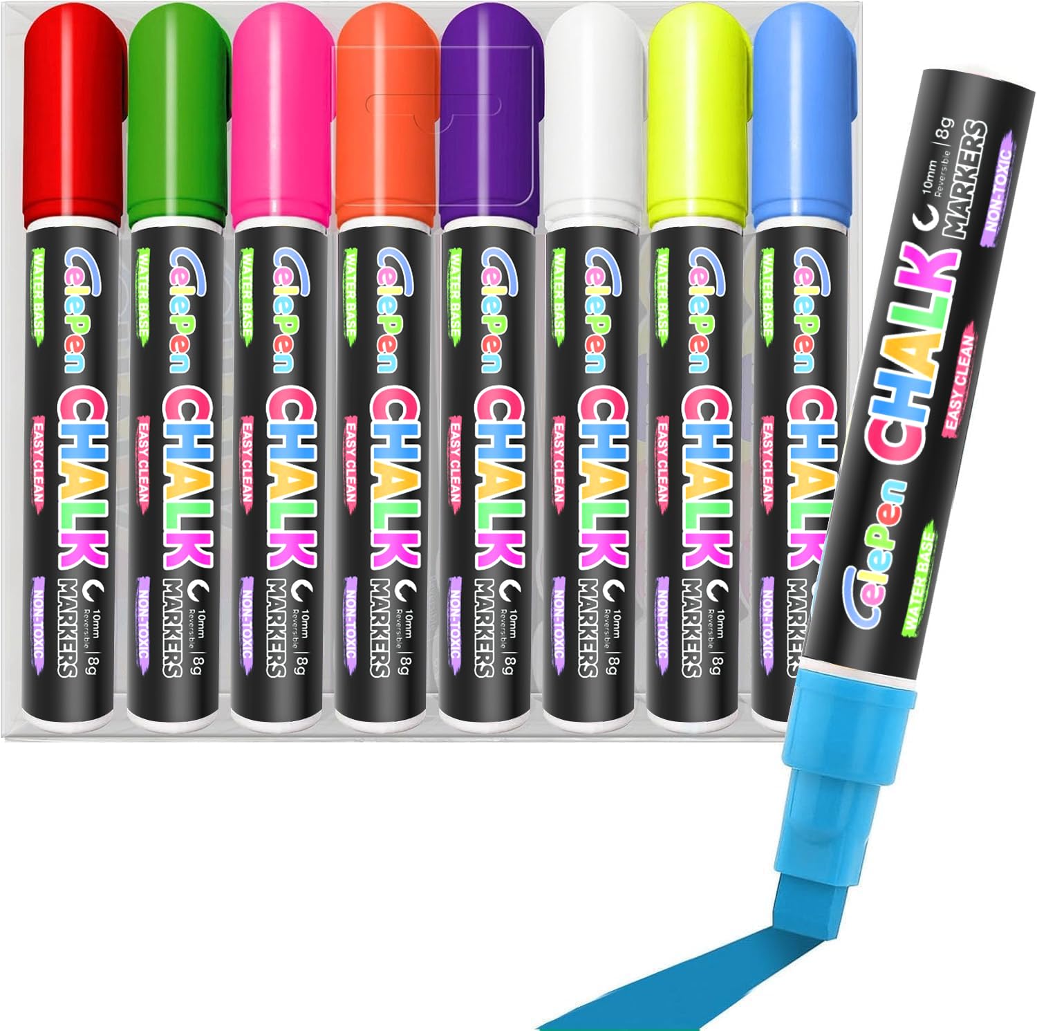 Celepen Window Chalk Markers for Cars Glass