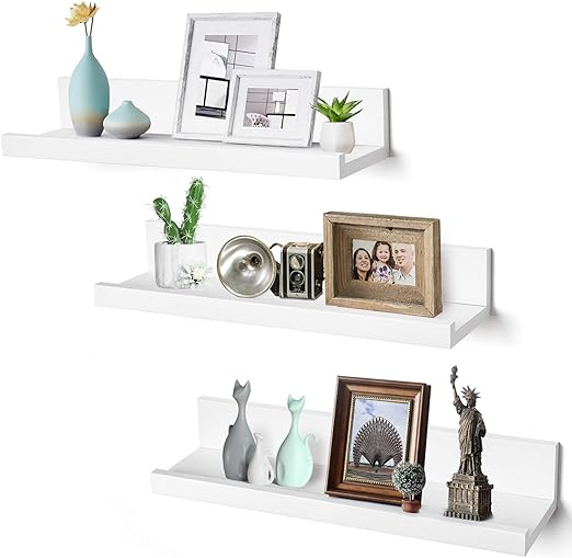 long white picture ledge