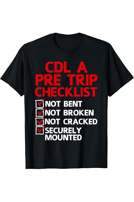 Amazon.com: CDL Truck Driver For Men Trucker Driving Passed CDL 